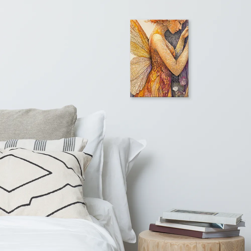 Whispers of the Frosted Meadow | Canvas | 12″×16″
