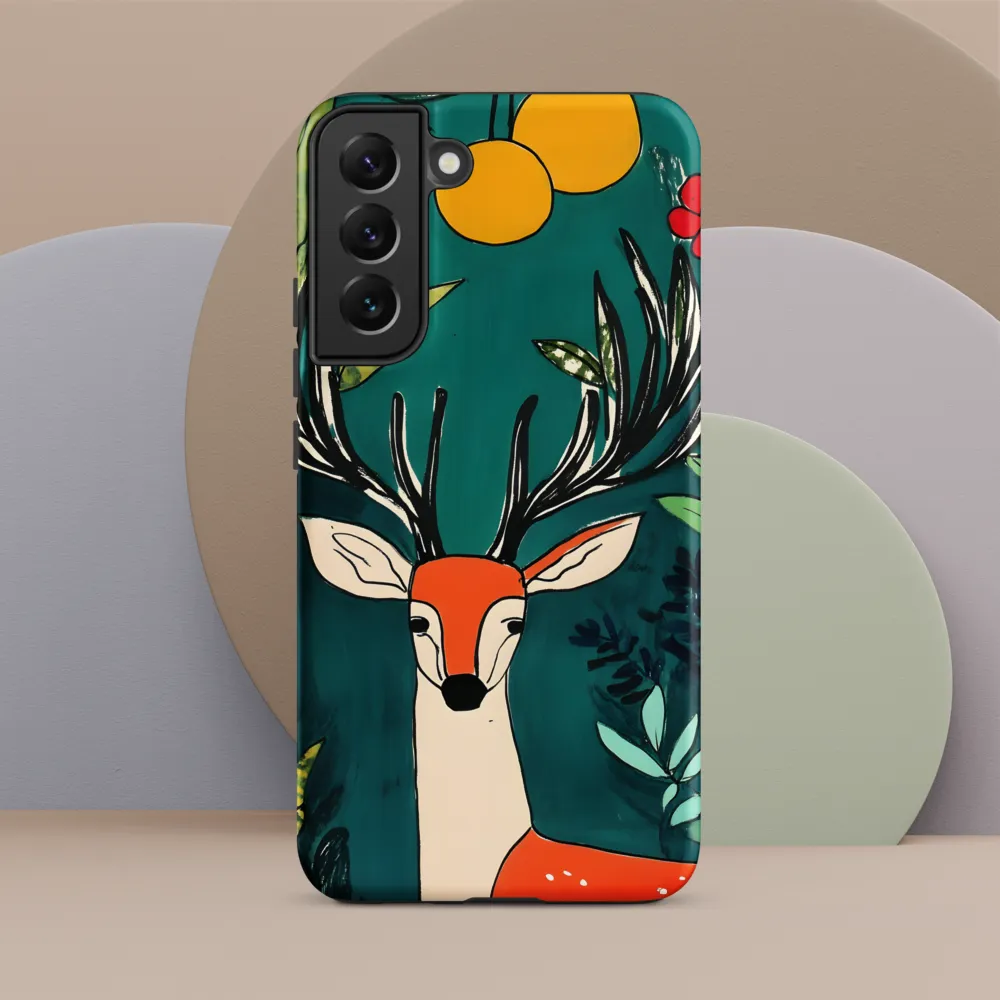 Nature's Embrace: The Majestic Deer | Phone Case |  S22 Plus | Tough Case | Matte