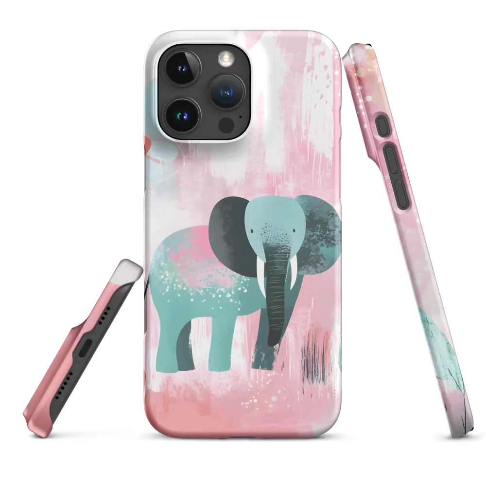 Whimsical Elegance: An Elephant's Serenade | Phone Case |  16 Pro Max | Snap Case | Matte