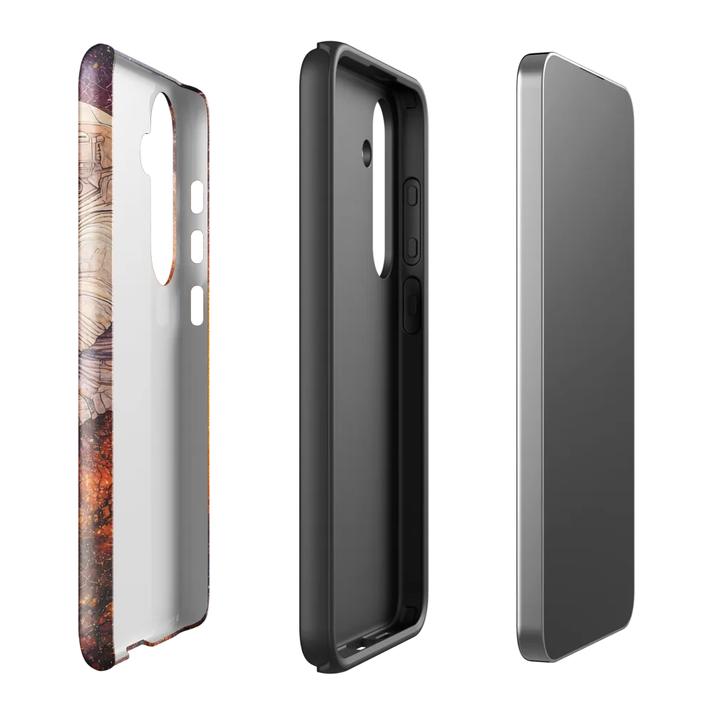 Cosmic Contemplation | Phone Case |  S24 Plus | Tough Case | Glossy