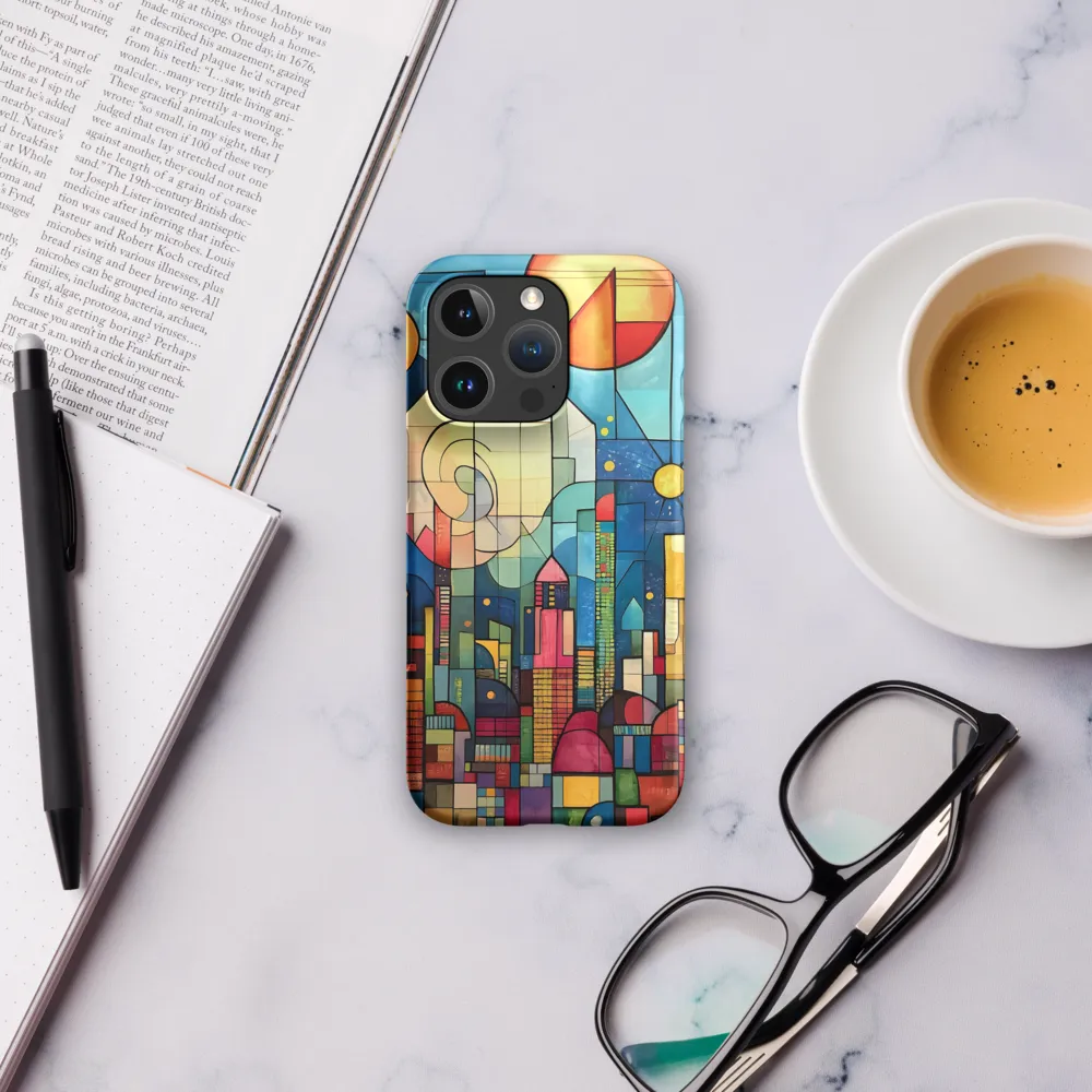 Geometric Harmony: A Vibrant Cityscape