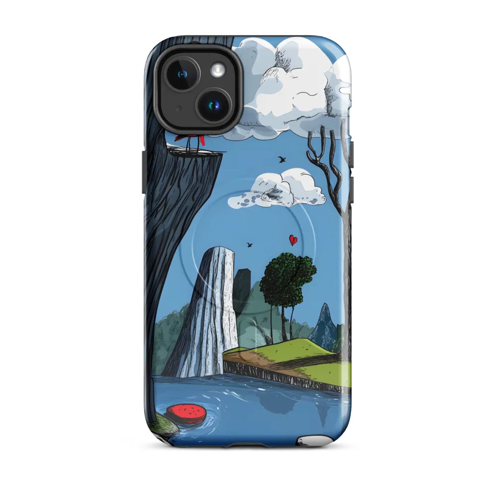 Whimsical Cliffside Reflections