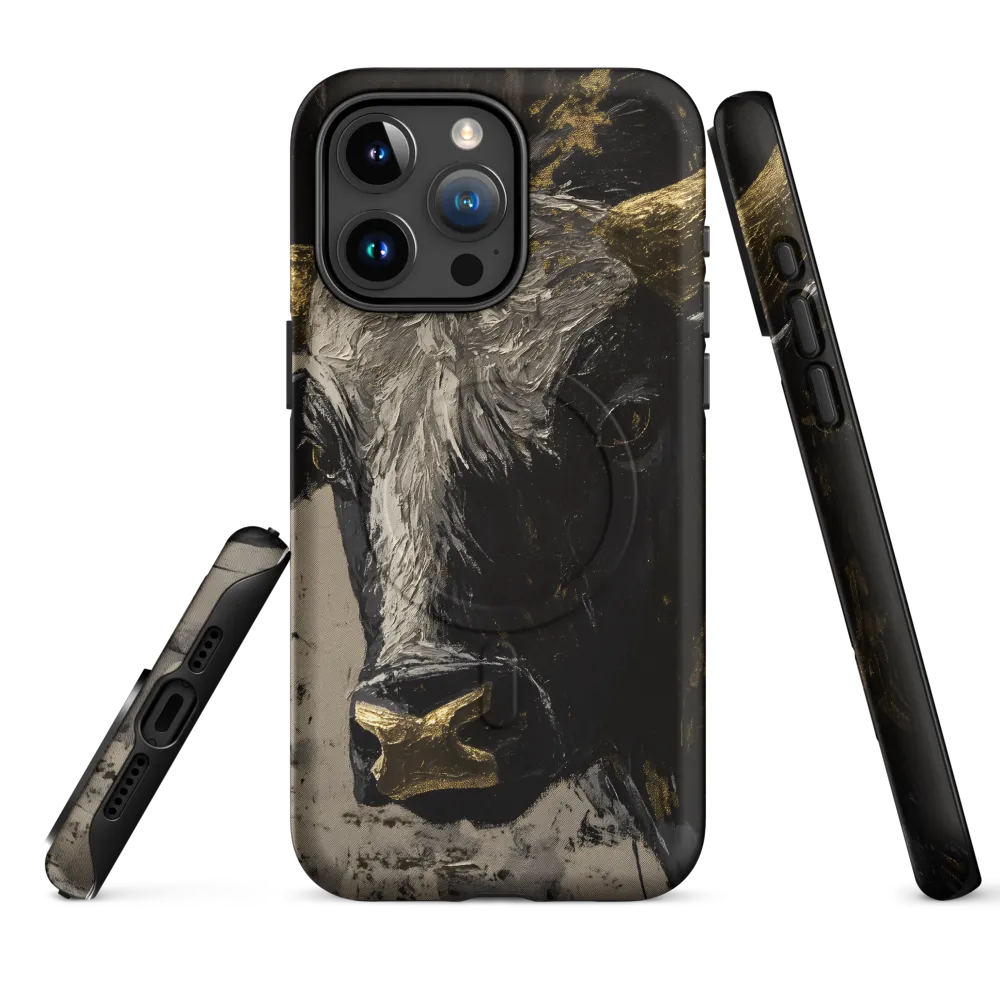 Majestic Bull: The Power in Black and Gold