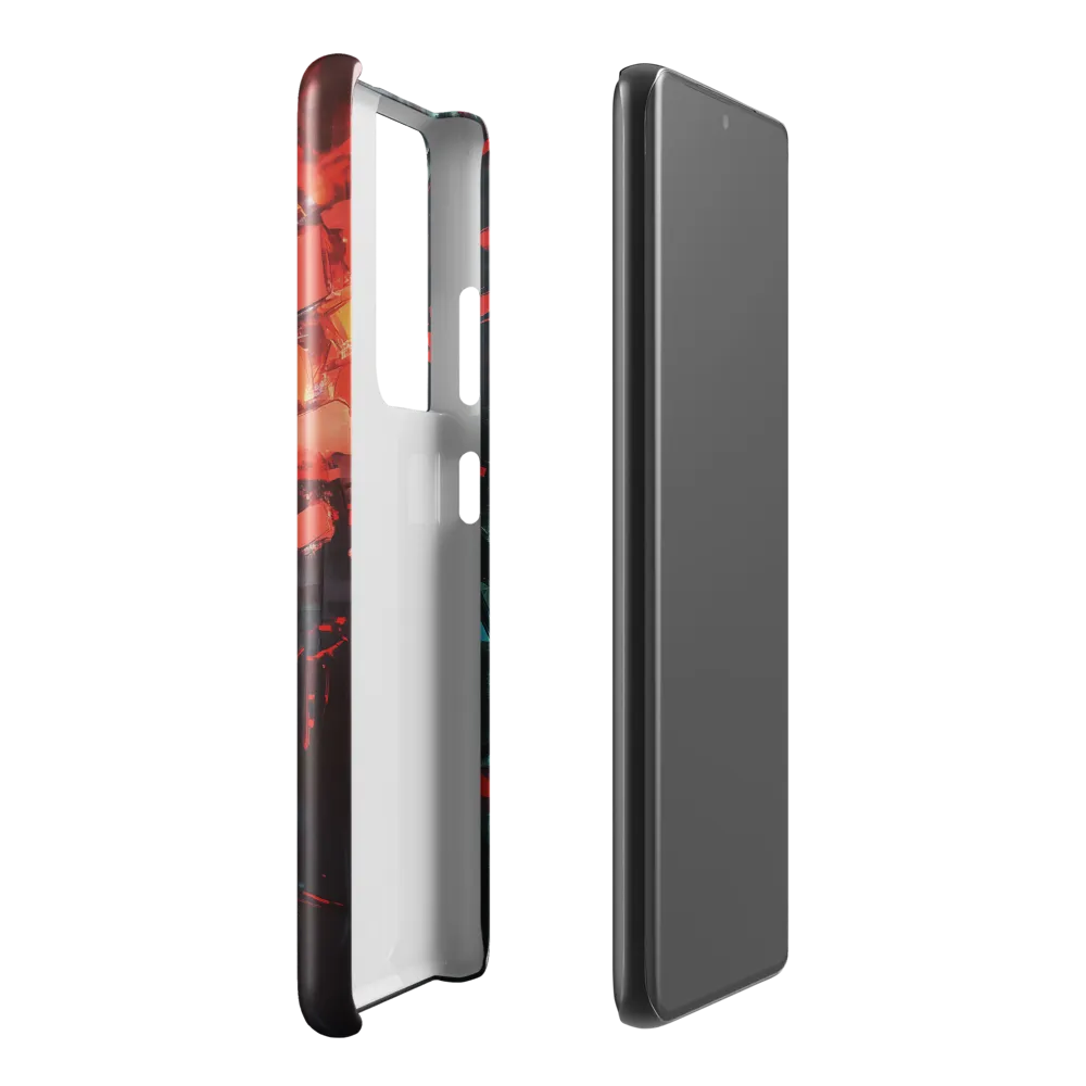 Fragmented Mind: The Silent Struggle | Phone Case |  S21 Ultra | Snap Case | Glossy