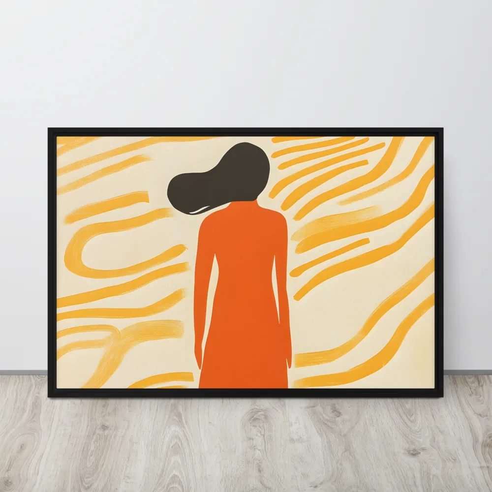 Connection to Serenity | Canvas with Black Frame | 24″×36″
