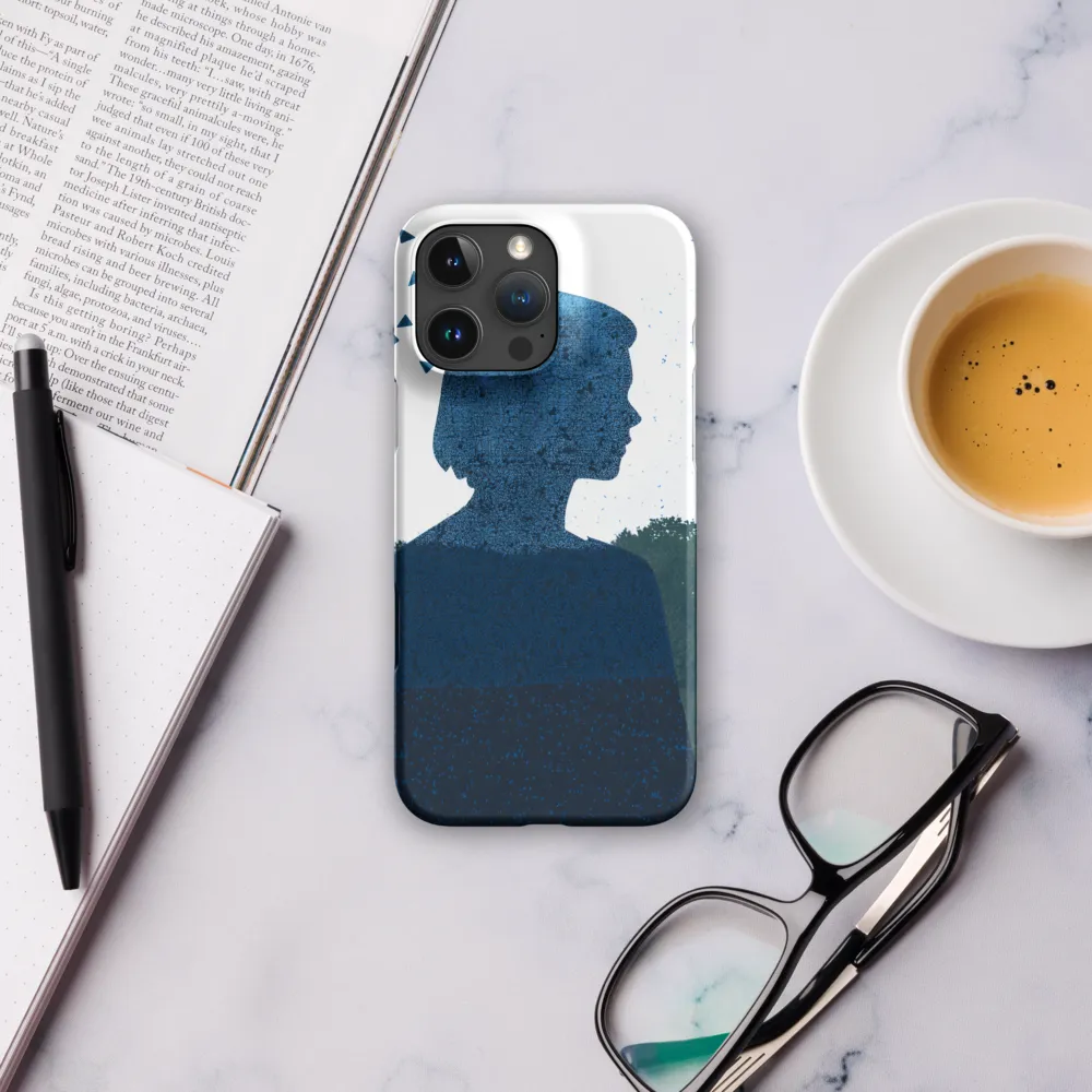 Blue Contemplation | Phone Case |  16 Pro Max | Snap Case | Matte