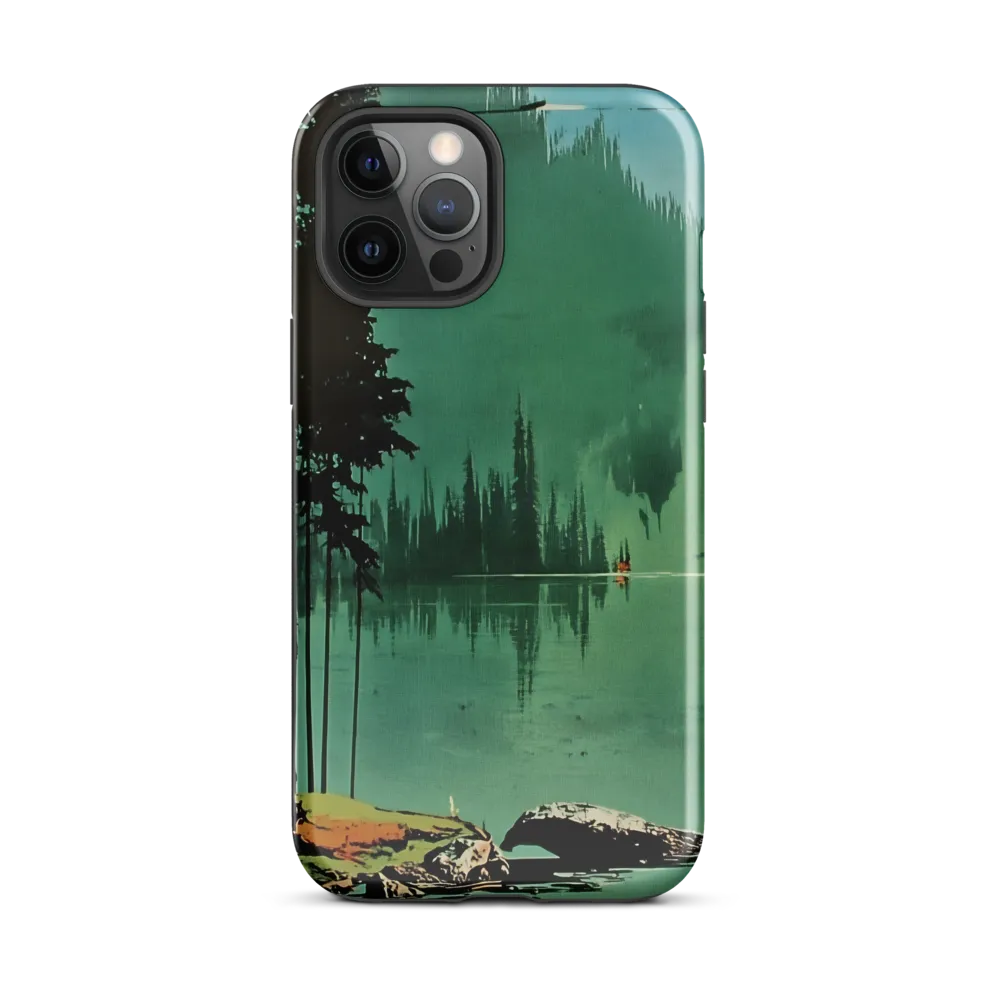 Serenity Reflected: A Tranquil Lake Scene