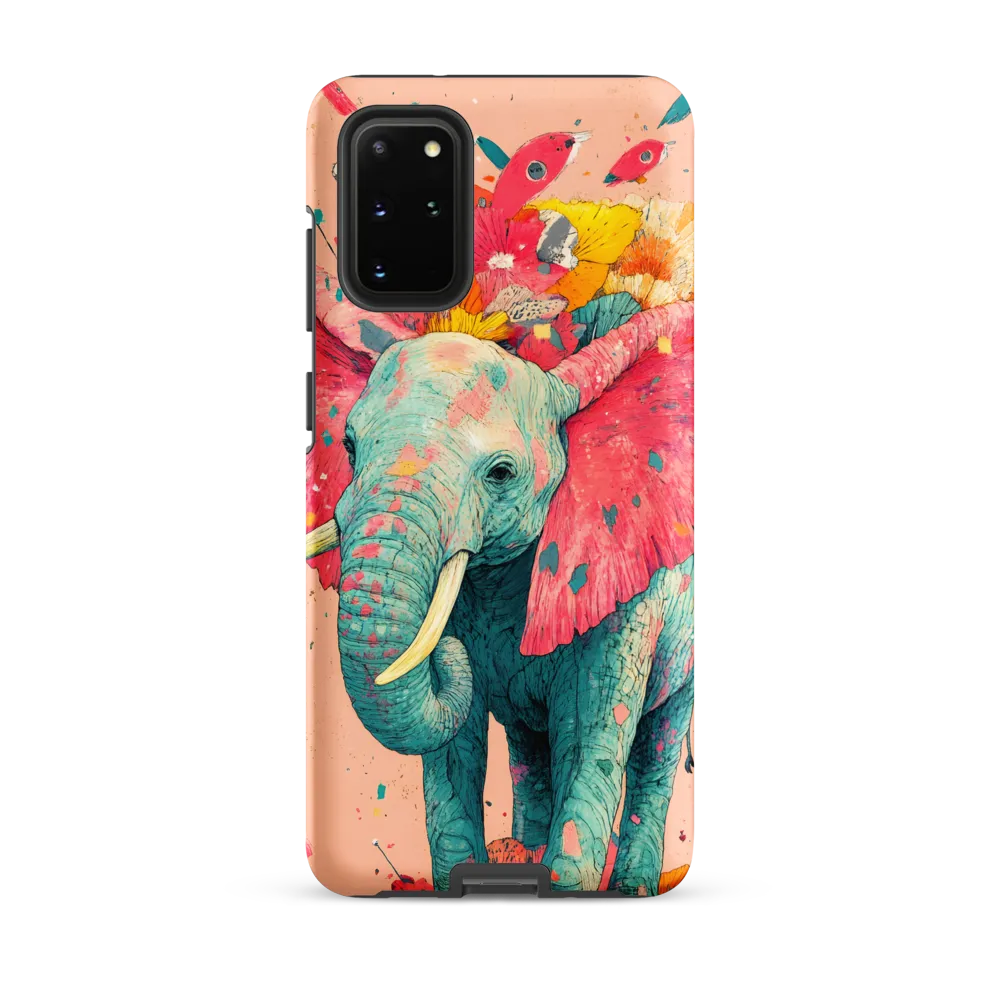 Whimsical Elegance: The Floral Elephant
