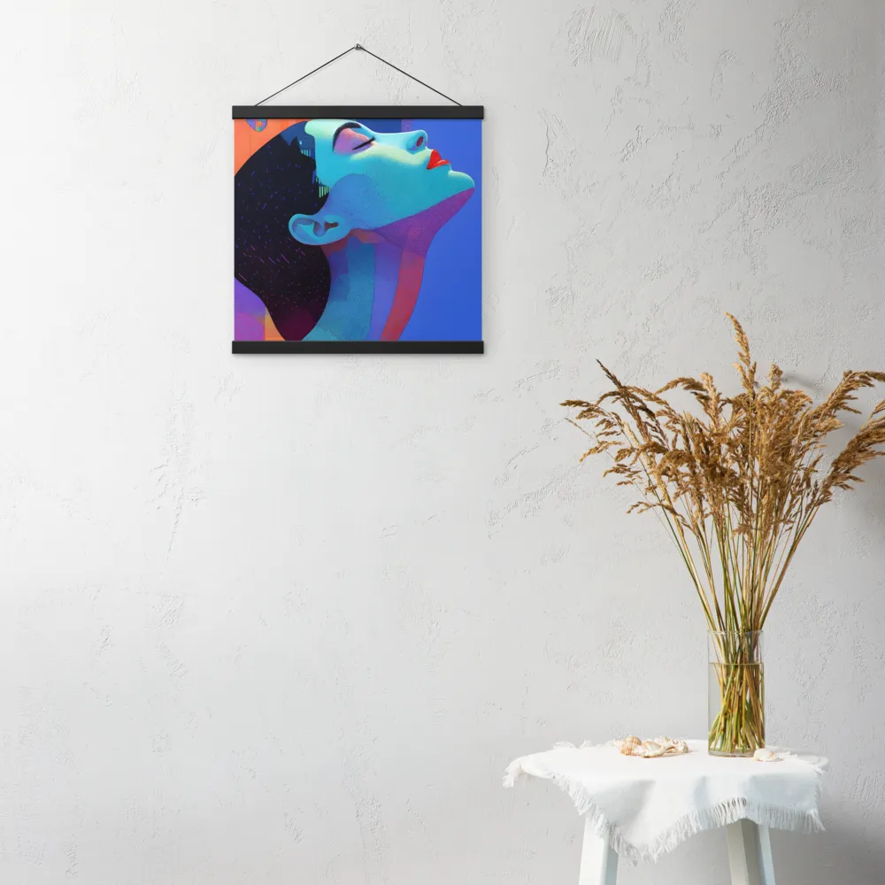 Ethereal Reverie | Poster With Black Wood Hanger | 16″×16″