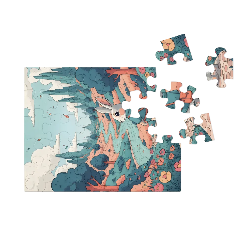 Bunny's Journey 
 Jigsaw Puzzle in Tin Box