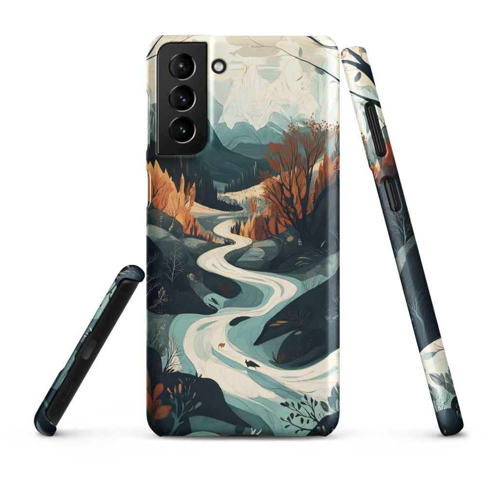 Winding Serenity: A Digital Landscape