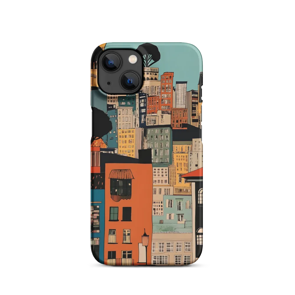 Urban Fusion: A Colorful Cityscape