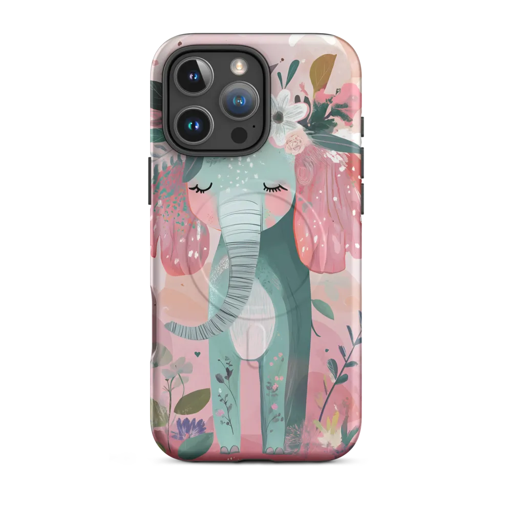 Whimsical Elephant in Bloom