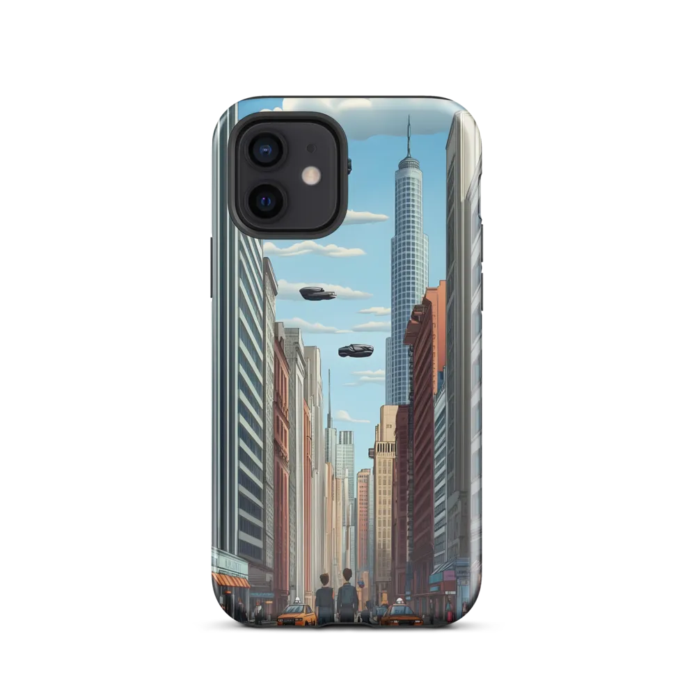 Futuristic Stroll through the Urban Skyline