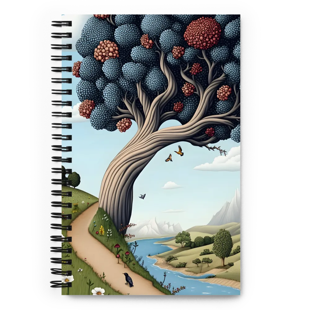 The Whimsical Embrace of Nature | Spiral Notebook