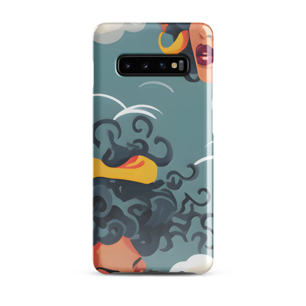 Dreamscapes of Elegance: A Vibrant Exploration of Clouds and Emotion | Phone Case |  S10 Plus | Snap Case | Glossy