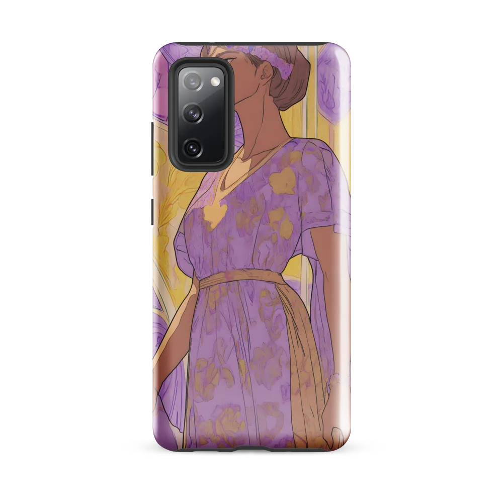 Elegance in Floral Harmony | Phone Case |  S20 FE | Tough Case | Glossy