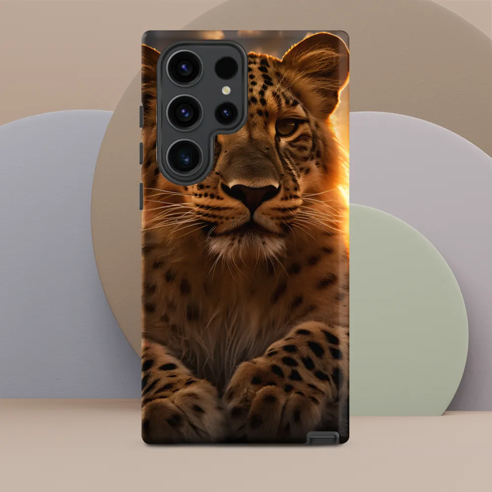 Regal Presence: The Leopard at Sunset
