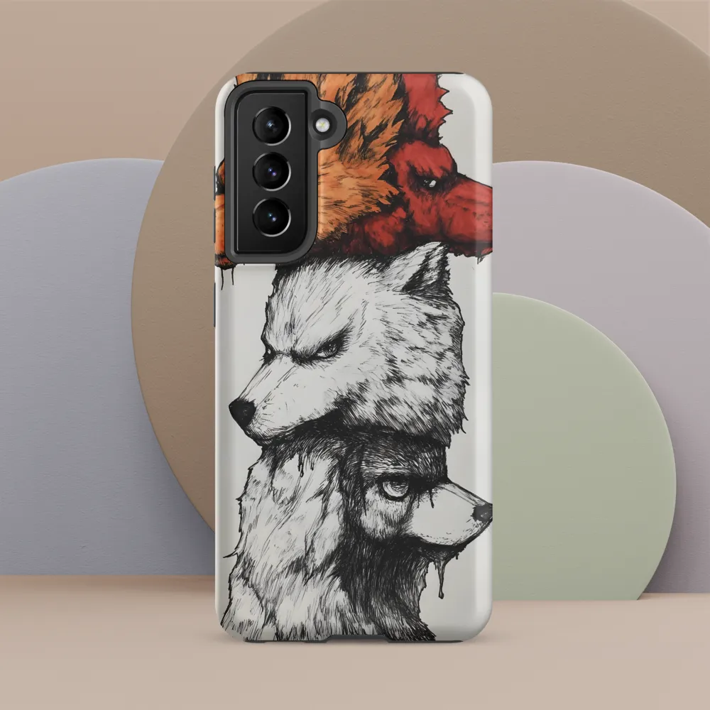 Fierce Canine Assembly | Phone Case |  S21 FE | Tough Case | Matte