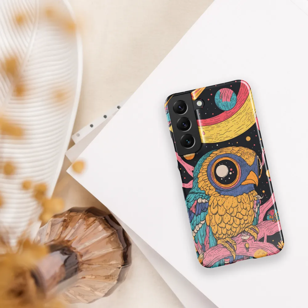 Whimsical Cosmic Owl