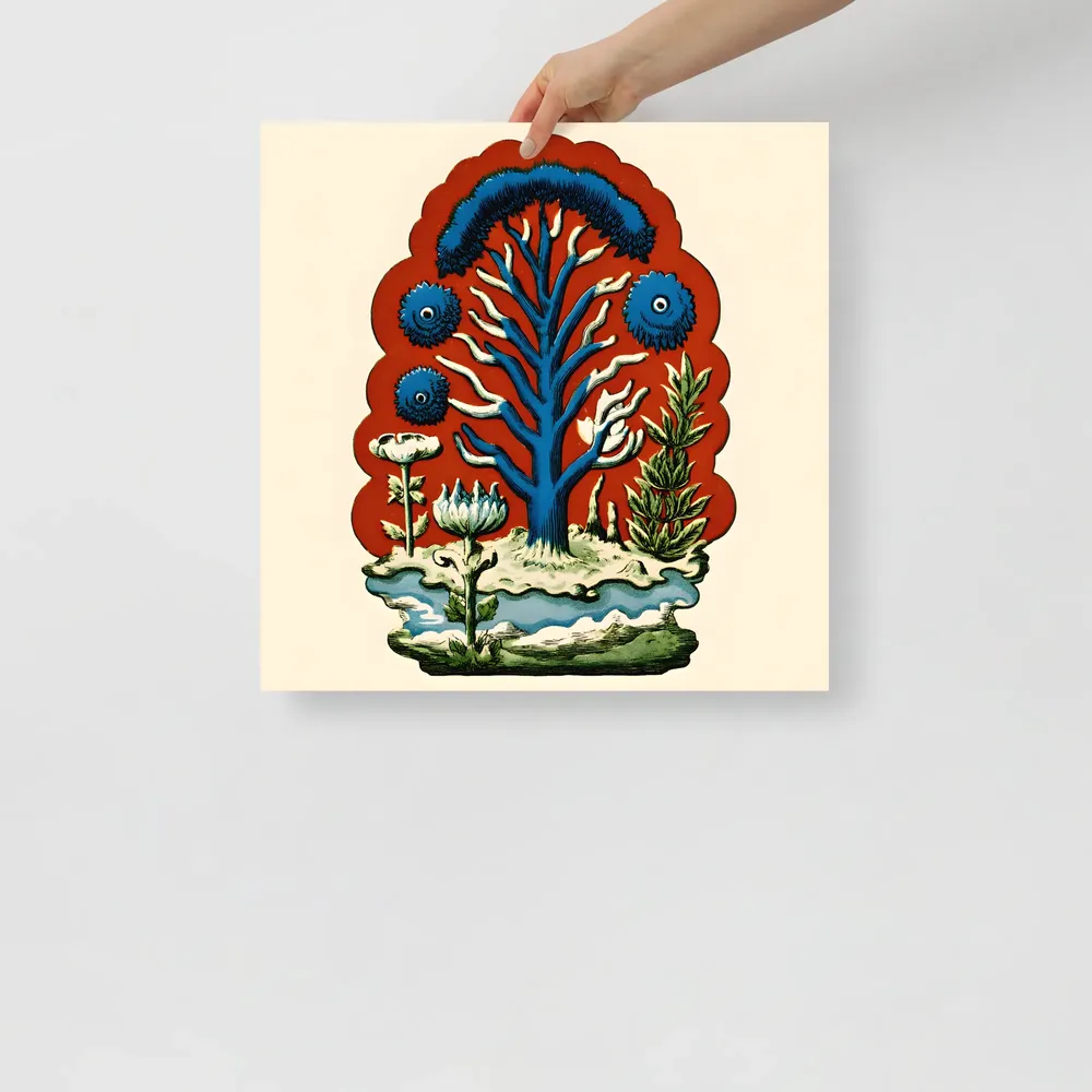 Azure Arbor 
 Poster | 18″x 18″