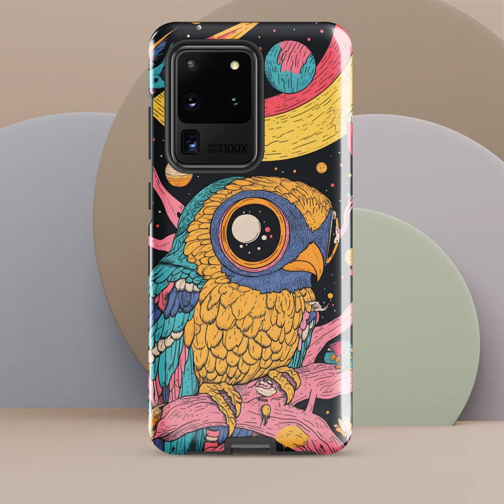 Whimsical Cosmic Owl