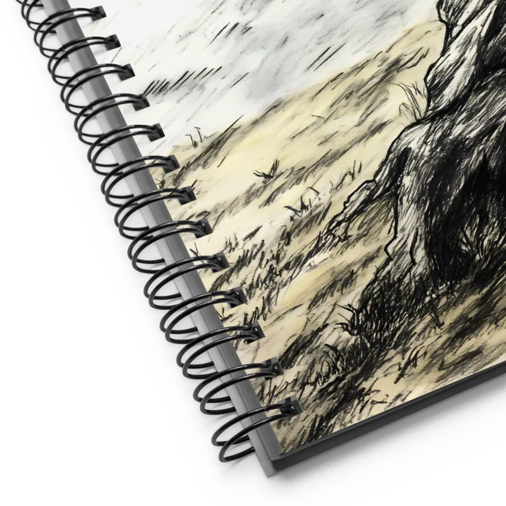 Whispers of Solitude | Spiral Notebook