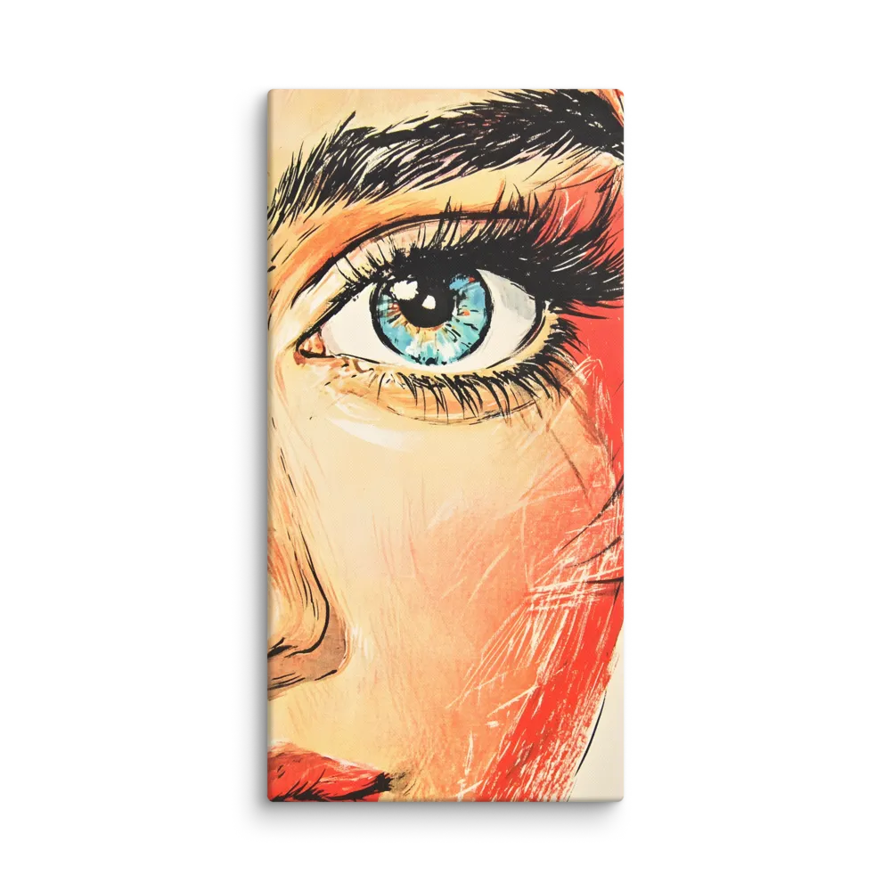 Gaze of Emotion | Canvas | 20″×40″