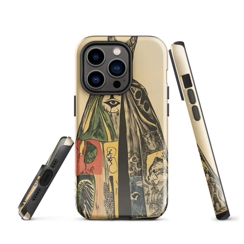 Mystical Cloak of Symbols | Phone Case |  14 Pro | Tough Case | Glossy