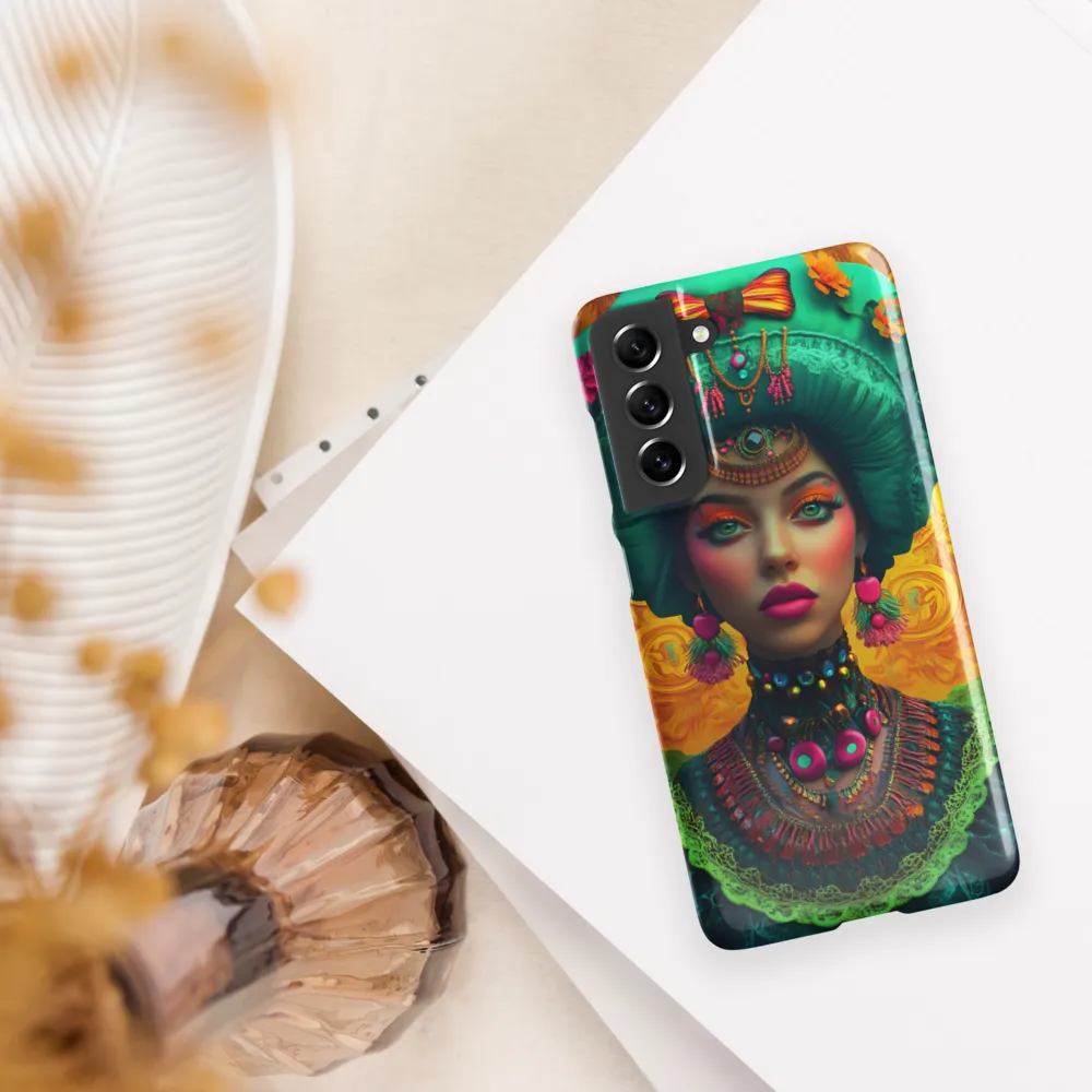 Feminine Elegance in Surreal Splendor