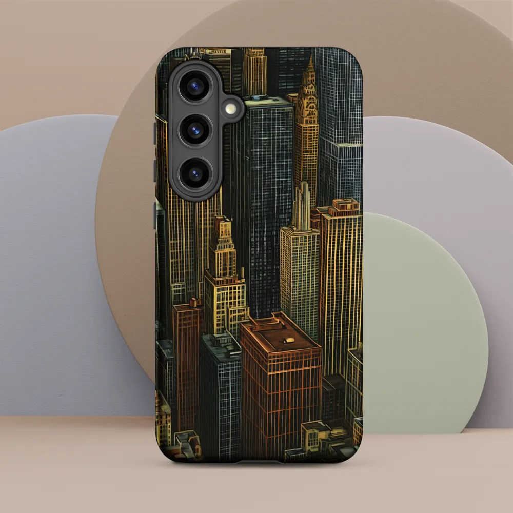 Urban Elegance: A Golden Cityscape