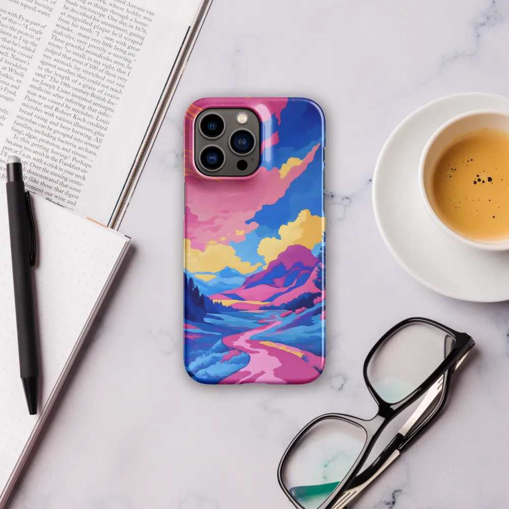 Dreamscape: The Serene River | Phone Case |  14 Pro Max | Snap Case | Glossy