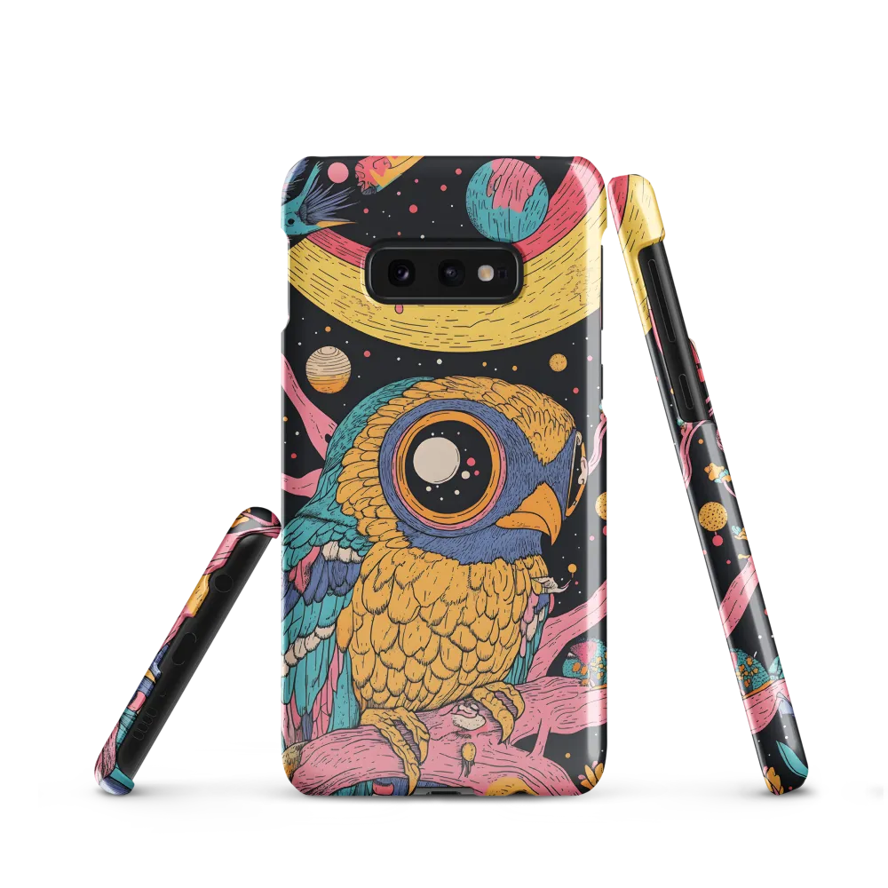 Whimsical Cosmic Owl | Phone Case |  S10e | Snap Case | Glossy