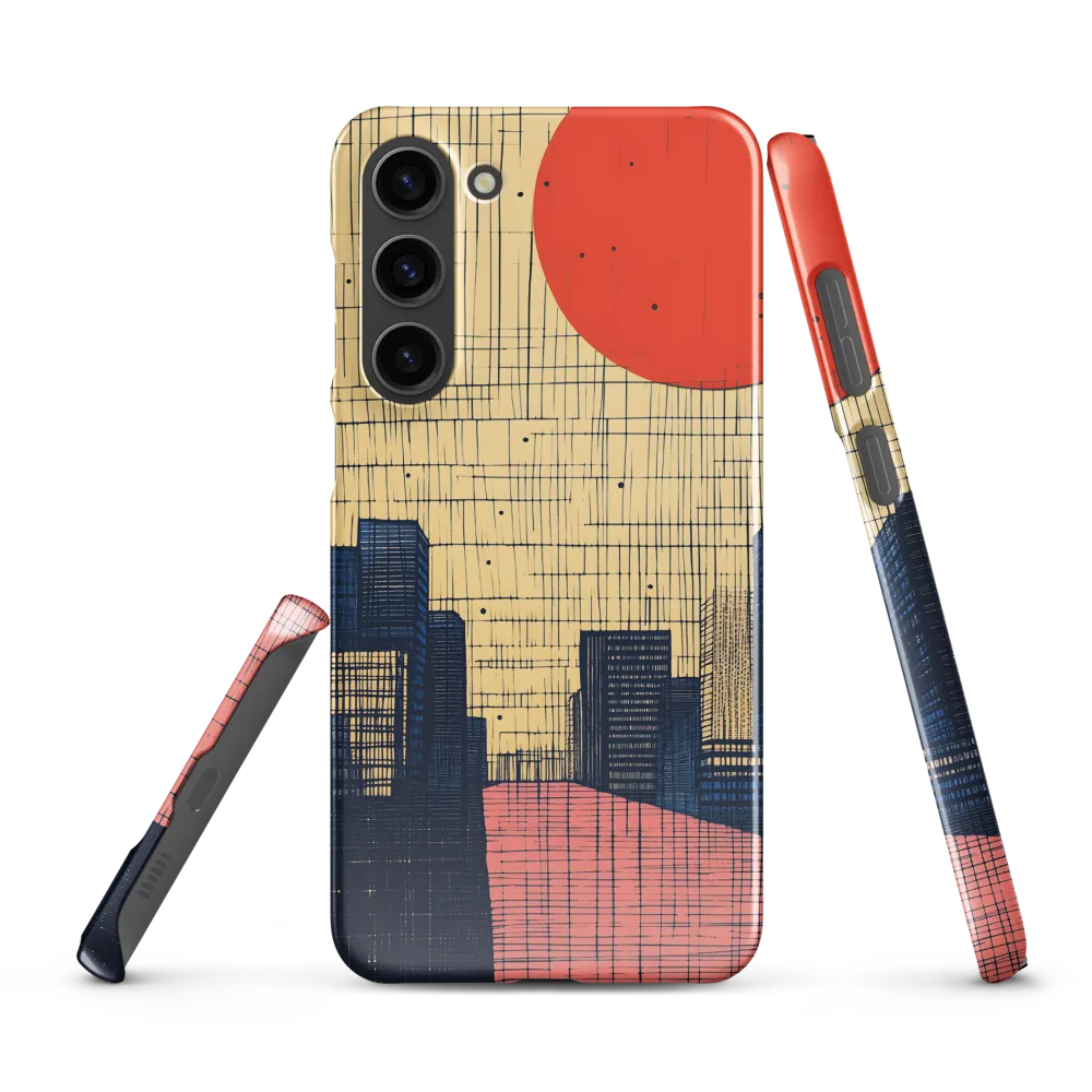 Urban Echoes: A Minimalist Cityscape