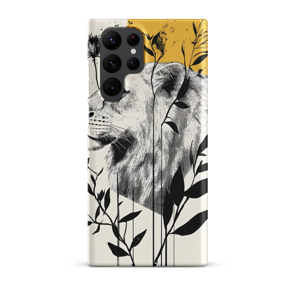 Regal Serenity: The Lion and Flora