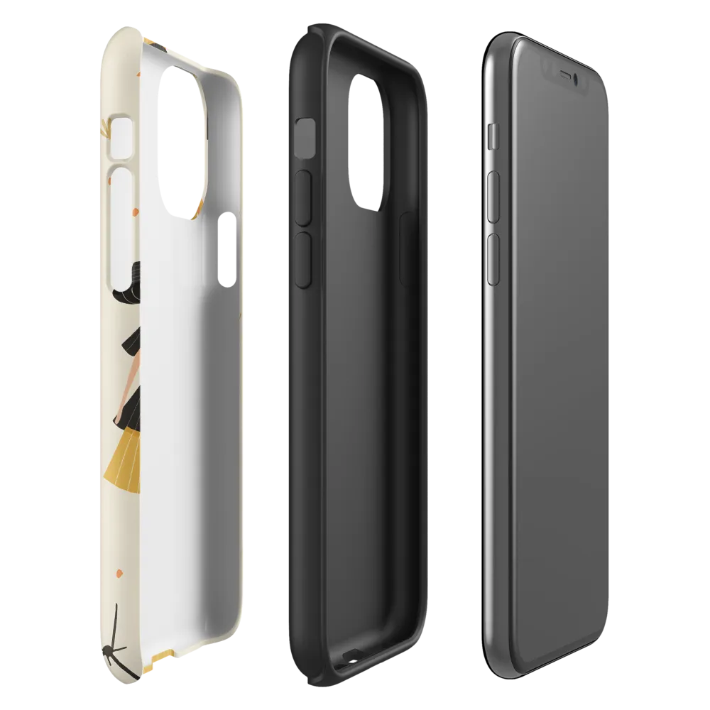 Whimsical Patterns of Nature and Femininity | Phone Case |  11 Pro | Tough Case | Matte