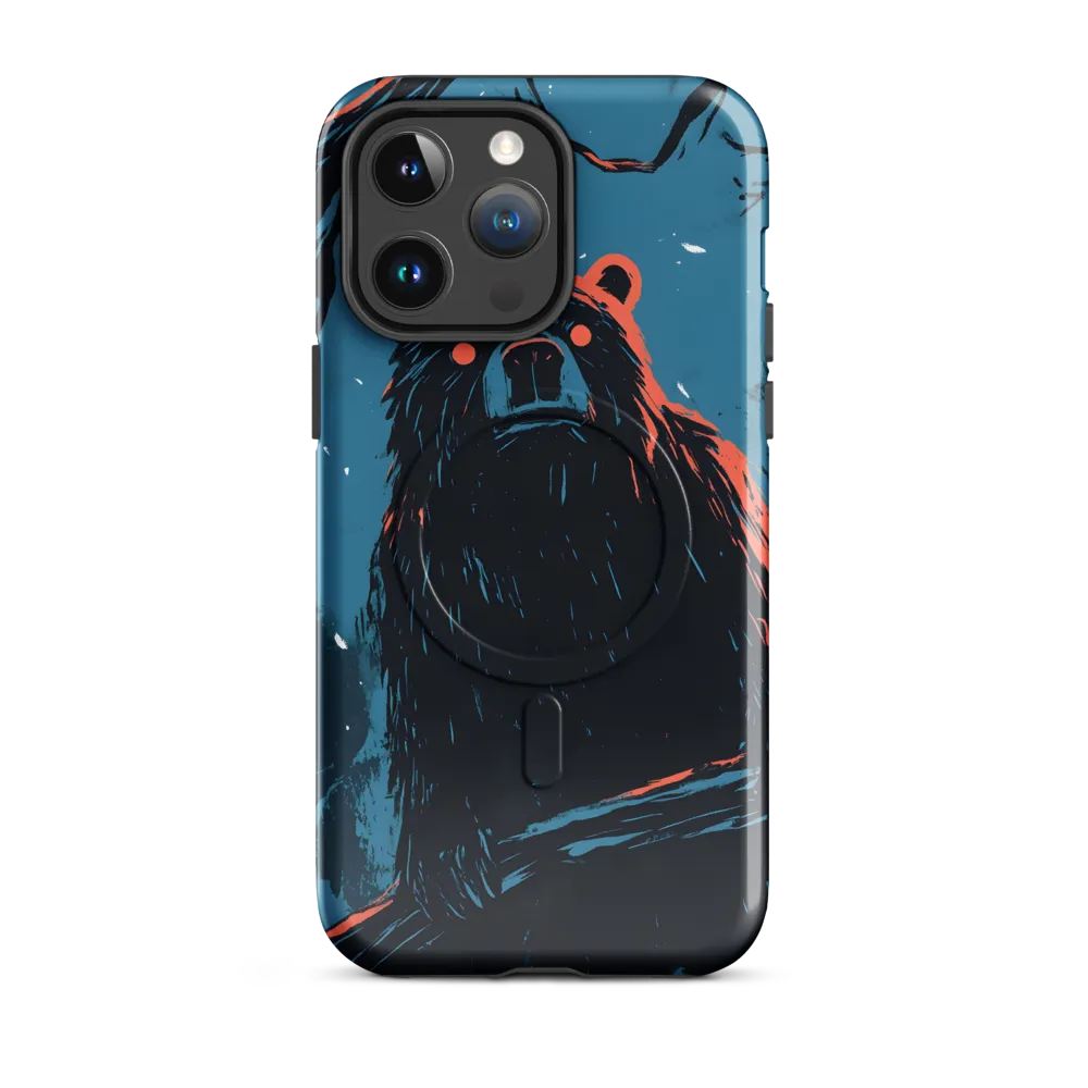 Eerie Majesty: A Bear in the Night