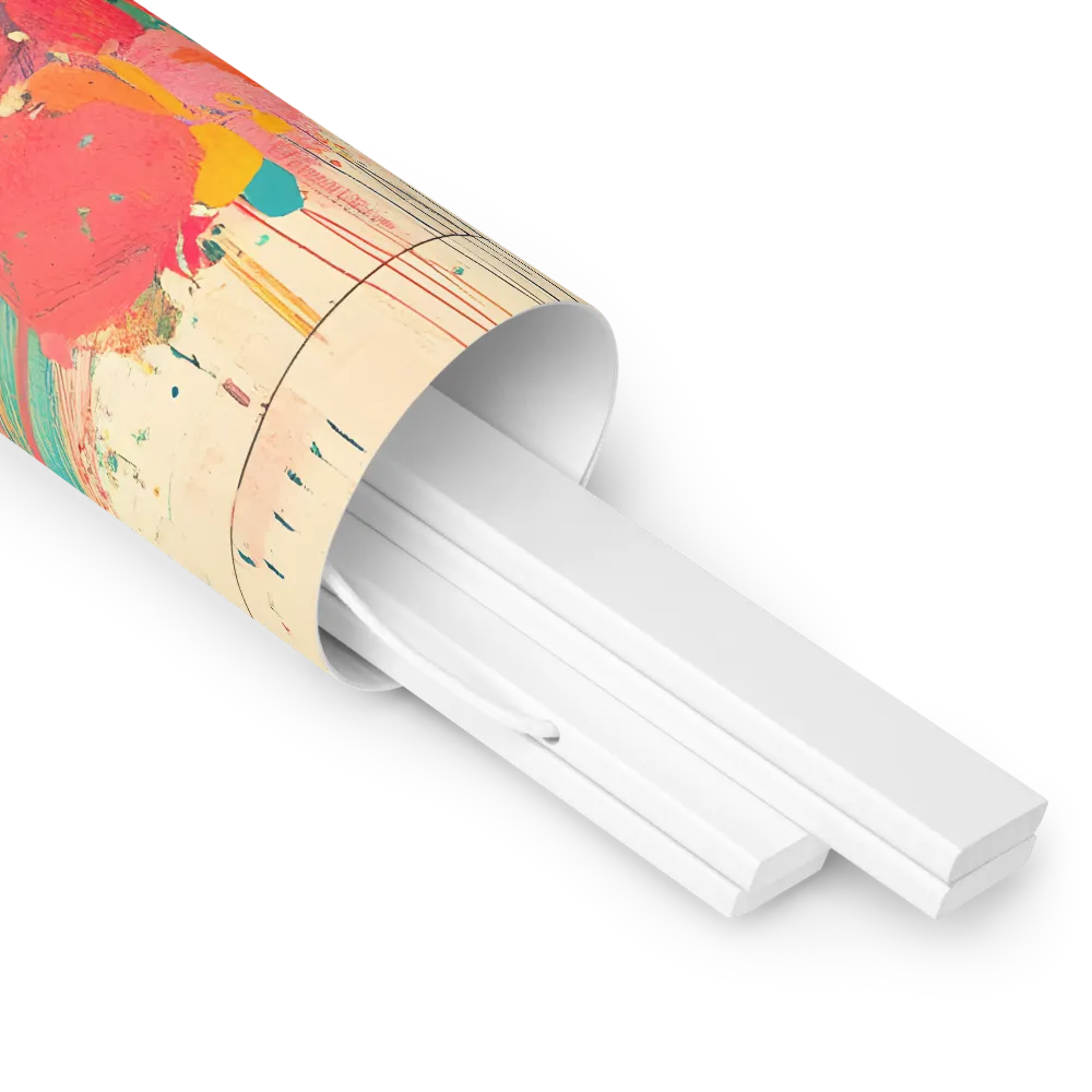 Whimsical Blossom | Poster With White Wood Hanger | 16″×20″