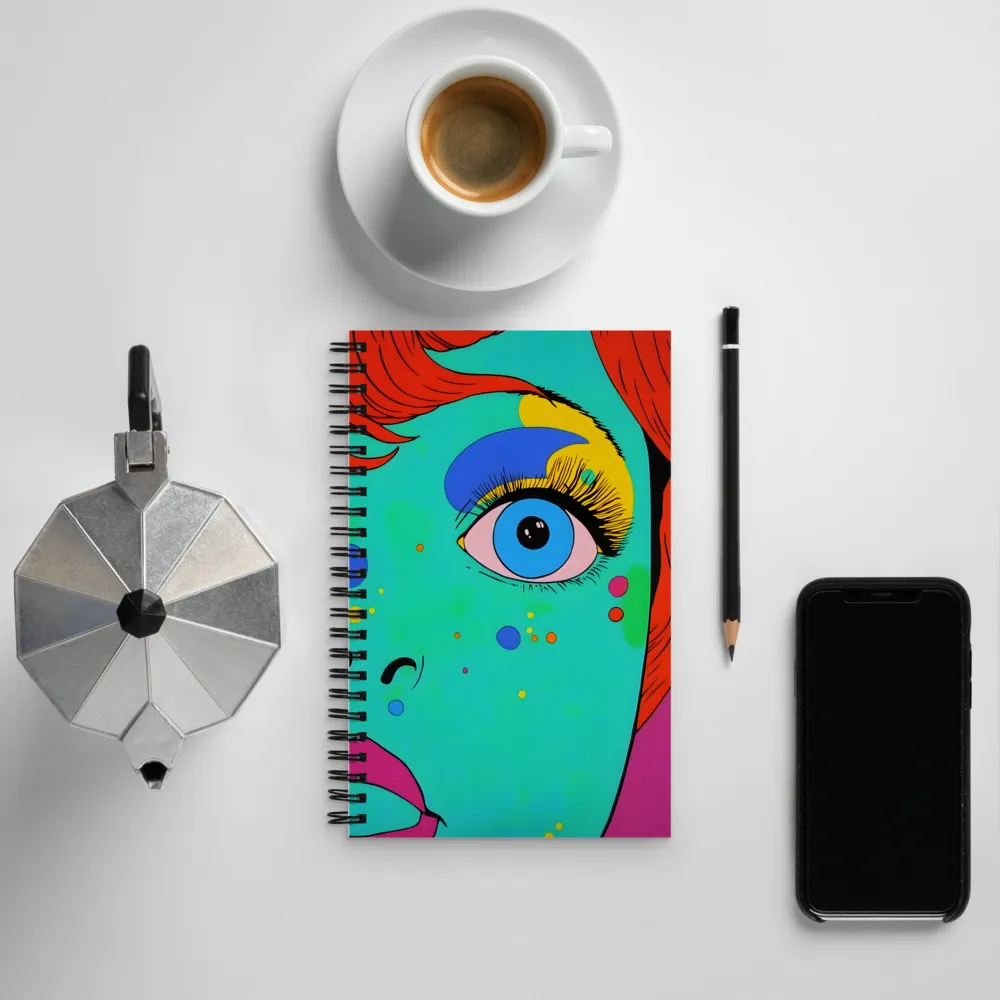 Vibrant Gaze | Spiral Notebook