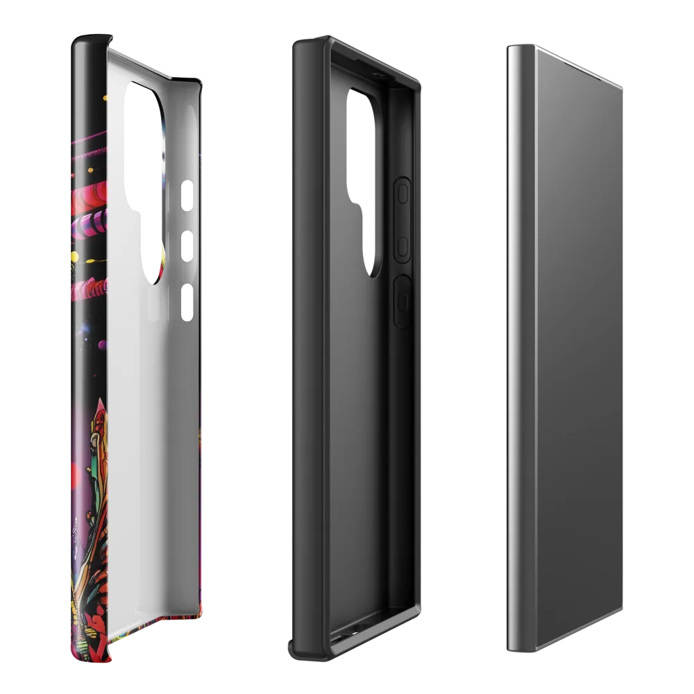 Cosmic Alien Odyssey | Phone Case |  S24 Ultra | Tough Case | Glossy