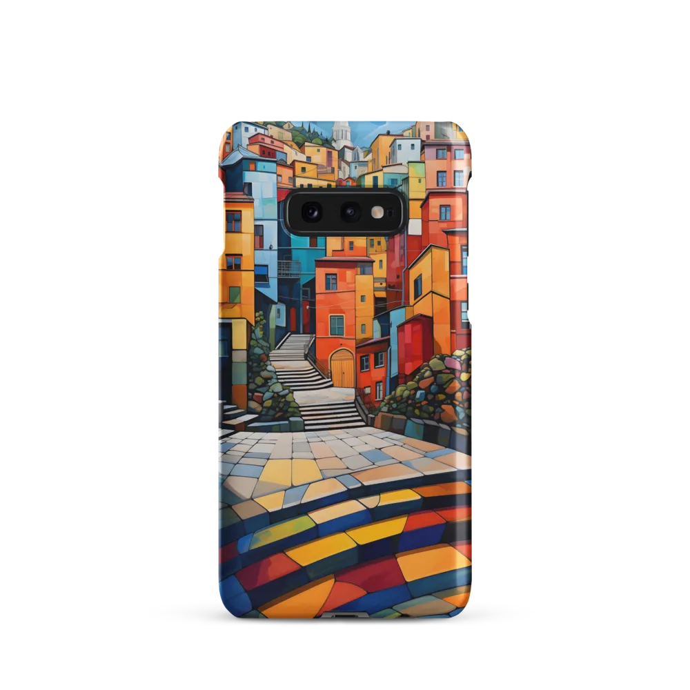 Vibrant Village: A Cubist Journey