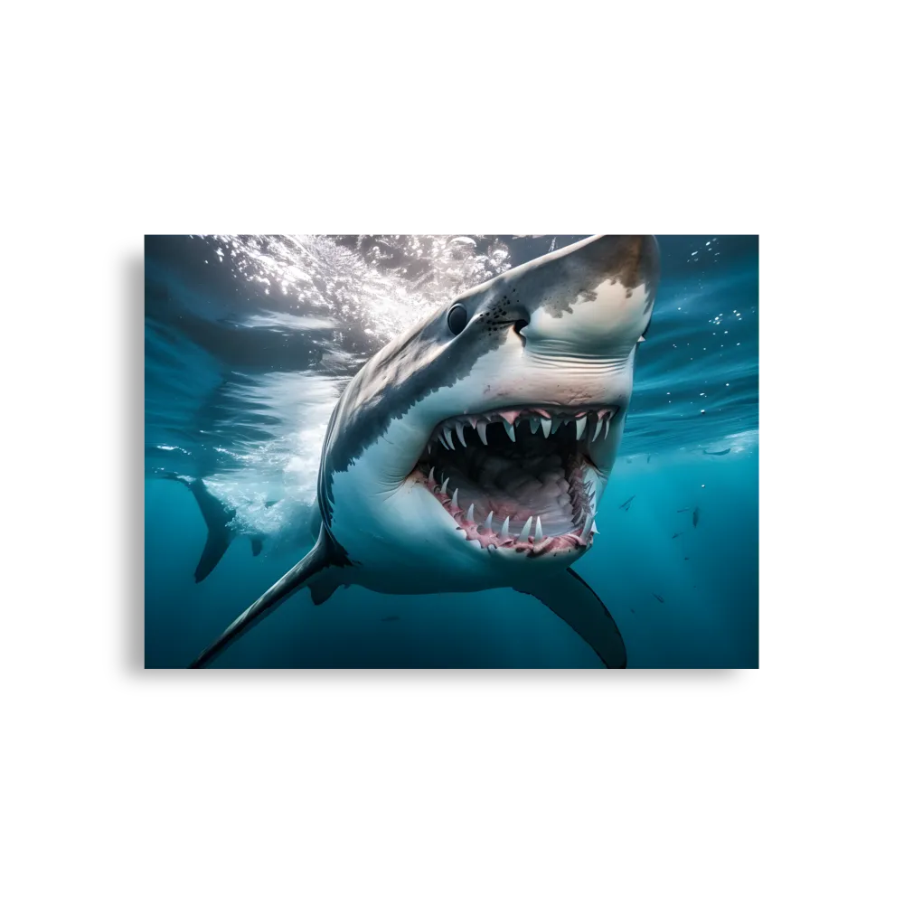 Majesty of the Ocean: The Great White Shark | Poster | A1 (23.3″×33.1″)