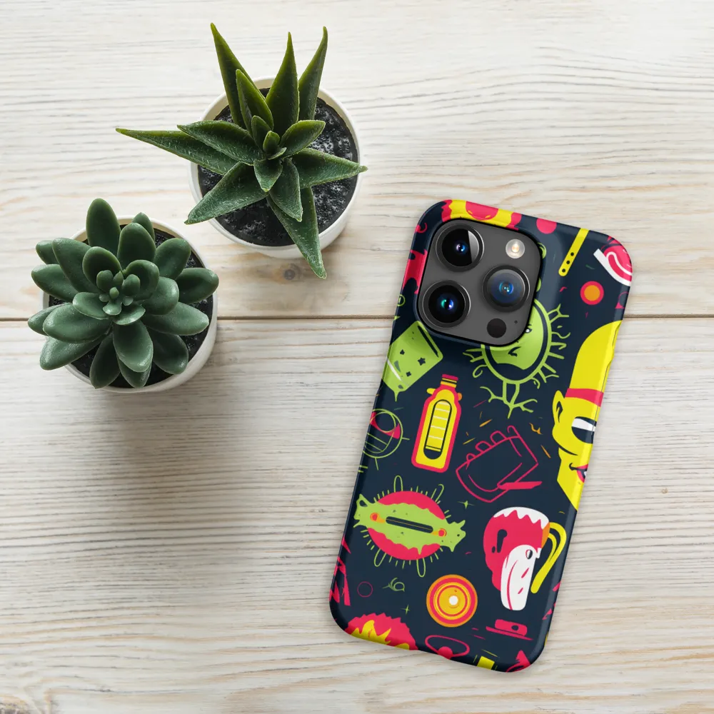Neon Revelry: A Quirky Exploration of Modern Pop Art
