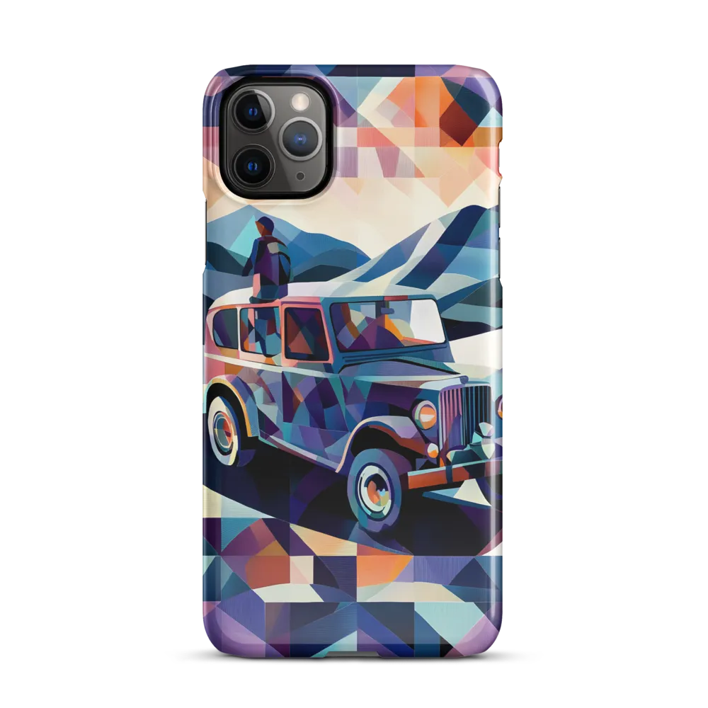 Journey Through Geometric Dreams | Phone Case |  11 Pro Max | Snap Case | Glossy