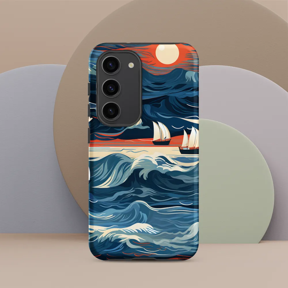 Ocean Whispers: A Voyage at Dusk