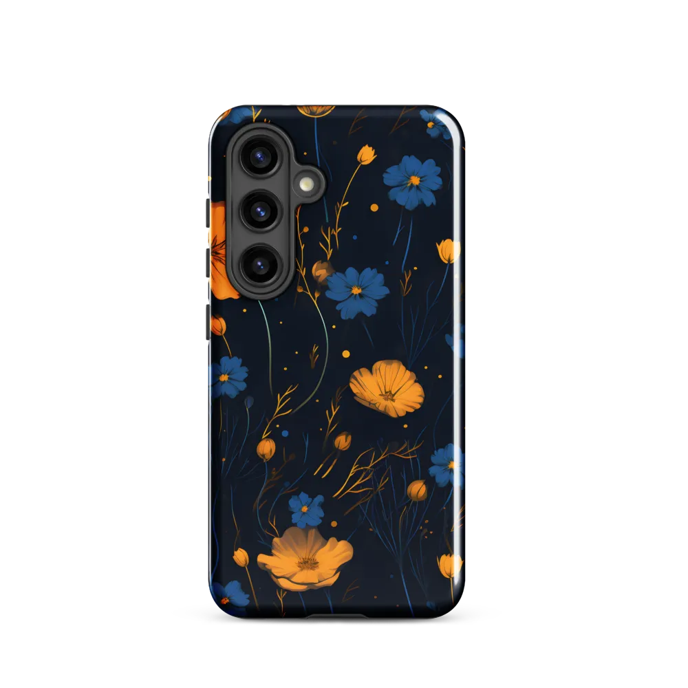 Nocturnal Blossoms | Phone Case |  S24 | Tough Case | Glossy