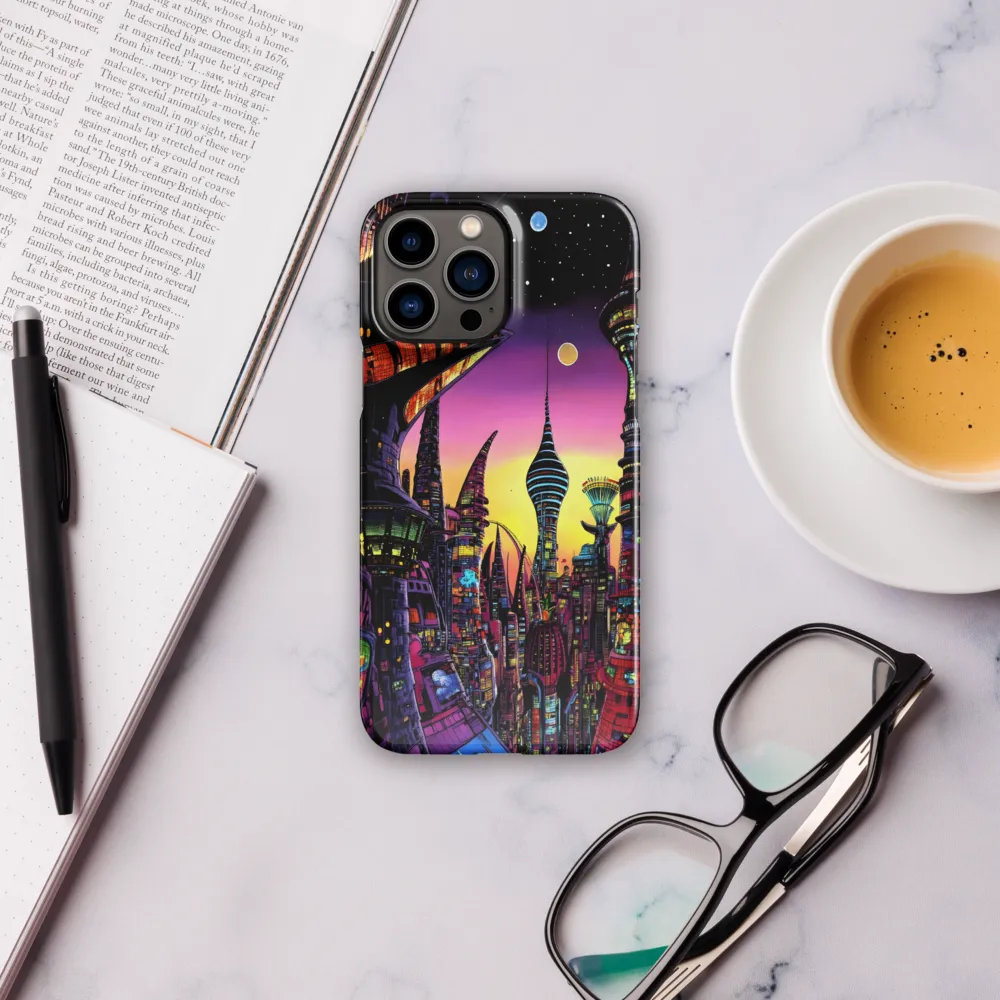 Futuristic Cityscape at Dusk