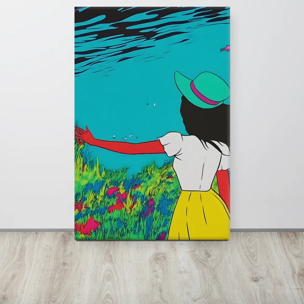 Whimsical Encounter | Canvas | 24″×36″