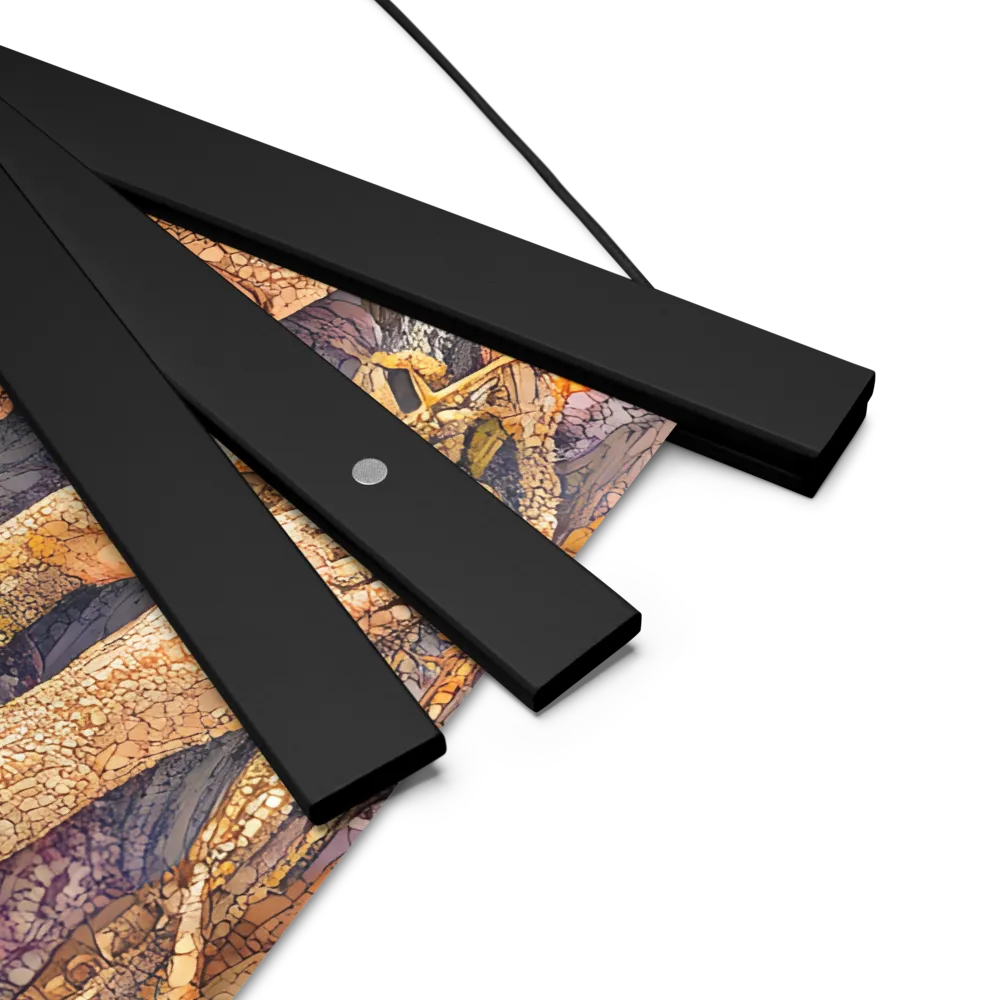 Whispers of the Frosted Meadow | Poster With Black Wood Hanger | 14″×14″