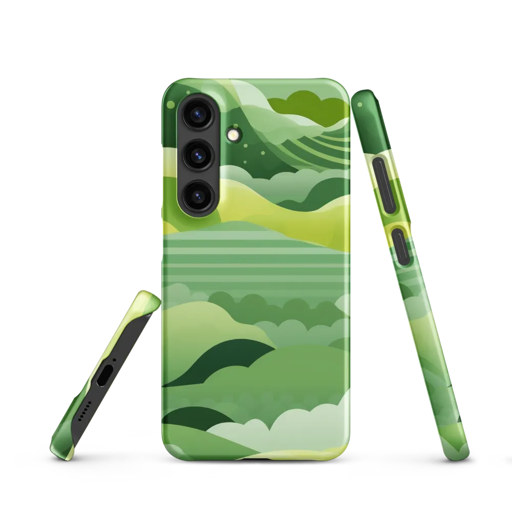 Tranquility in Green Waves